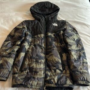 NORTHFACE REVERSIBLE COAT LG